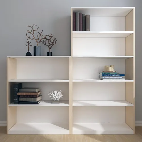 Miniatura 4 de Decotalk Papel tapiz de 12 x 200 pulgadas, tipo despegar y pegar, blanco, adhesivo, para armarios o paredes, se puede retirar, de vinilo, mate