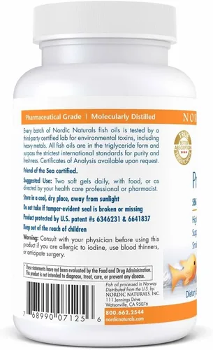 Miniatura 6 de Nordic Naturals ProOmega 2000 Jr., sabor fresa – 60 geles suaves – 1120 mg Omega-3 – Aceite de pescado ultra potente – EPA y DHA – Promueve la salud