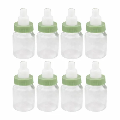 Miniatura 4 de Baby Shower Favor - Paquete de 36 mini botellas de leche para regalo de fiesta, cajas de 1.5 x 3.5 pulgadas, tarro de dulces para baby shower (azul)