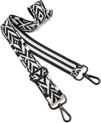 Miniatura 20 de ZOOEASS Hebillas de níquel Correa ancha para el hombro ajustable de repuesto para cinturón de pistola, hebilla de guitarra estilo bandolera