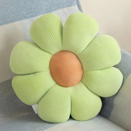Miniatura 11 de Almohada en forma de flor, cojín de almohada de margaritas, almohada estética de margaritas, bonito cojín de asiento, almohadas decorativas de 1pcs