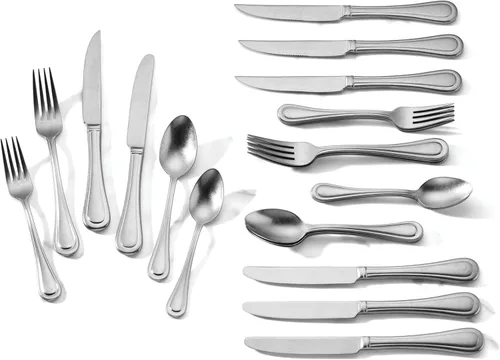 Miniatura 5 de Lenox 890139 - Juego de cubiertos de 20 piezas con textura neutros