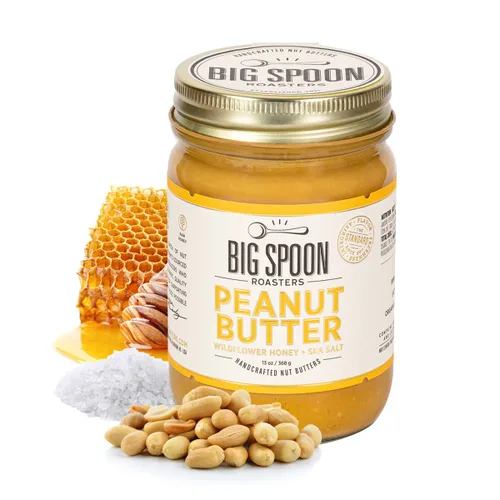 Miniatura 8 de Big Spoon Roasters Mantequilla de maní y pecana con canela y arce, mantequilla de maní baja en azúcar, mantequilla de maní cremosa con jarabe
