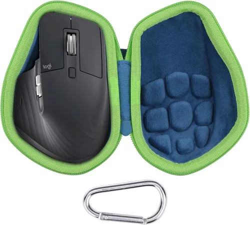 Miniatura 11 de co2CREA Carcasa rígida de repuesto para mouse inalámbrico avanzado Logitech MX Master 4/MX Master 3 Master 3S (estuche negro grafito)