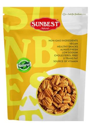 Miniatura 5 de Sunbest Natural Fancy Georgia - Pecanas crudas de 80 onzas (5 libras) – Nueces crudas ricas en nutrientes y deliciosas – Kosher, sin OMG, aptas