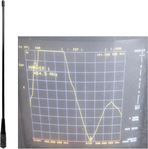 Miniatura 2 de HYS 20W GMRS Radio bidireccional SMA hembra HT 14.96 pulgadas Antena, 462MHz a 467 MHz UHF, 2.5dBi ganancia, para 460-470Mhz Amateur GMRS Walkie