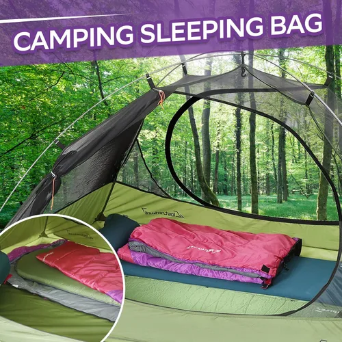 Miniatura 7 de Clostnature - Saco de dormir para adultos y niños - Saco de dormir ligero para camping para niñas, niños, jóvenes, saco de dormir ultraligero
