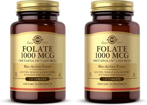 Miniatura 7 de Solgar Folato 1000 mcg, 120 tabletas - 1000 mcg de metafolina bio-activa - vegano, sin gluten, sin lácteos, Kosher - 120 porciones