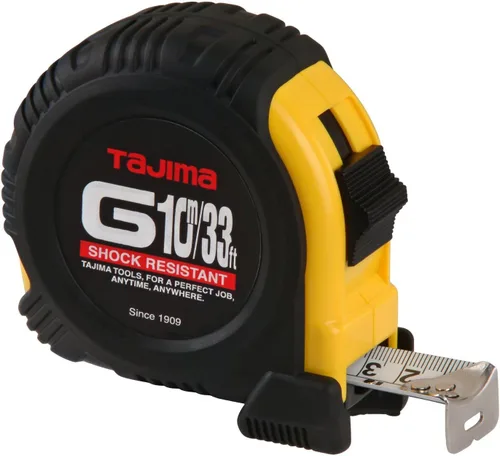 Miniatura 3 de TAJIMA Cinta métrica de la serie G de 16 pies x 1 pulgada con doble escala métrica/estándar y hoja revestida de acrílico - G-16/5MBW