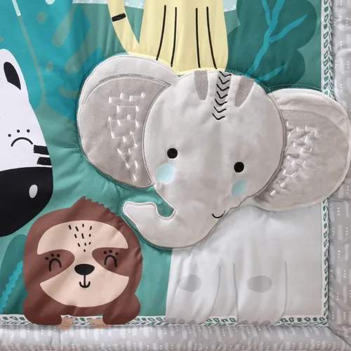 Miniatura 5 de El juego de ropa de cuna de 3 piezas de The Peanutshell para niños y niñas - Decoración de cama de guardería para recién nacidos, bebés y niños