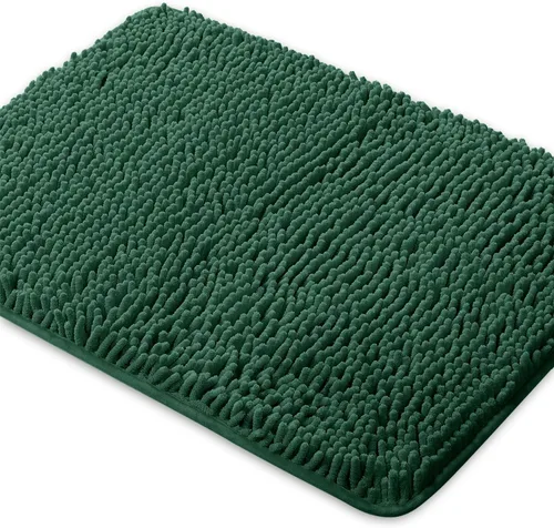 Miniatura 8 de Yeaban Alfombra de pasillo de baño de 24 x 72 pulgadas, antideslizante, alfombra de baño larga de felpilla gruesa, absorbente y lavable, alfombra