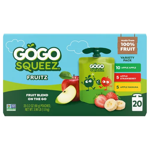 Miniatura 4 de GoGo SqueeZ - Puré de manzana para niños