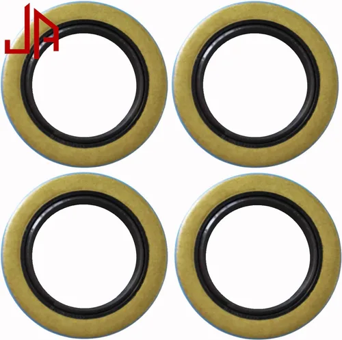 Miniatura 2 de Sellos de grasa de doble labio 1.719 pulgadas de diámetro interior x 2.565 pulgadas de diámetro exterior de repuesto 010-019-00 (10-19) o 171255TB