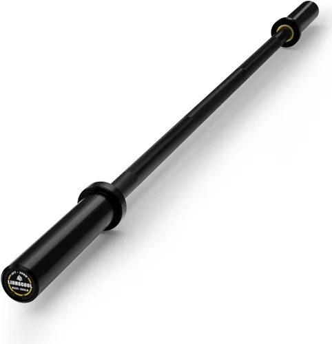 LIONSCOOL Barra prémium de 4 pies/4.9 pies/6 pies para entrenamiento de fuerza y levantamiento de pesas olímpico, barra de 2 pulgadas para