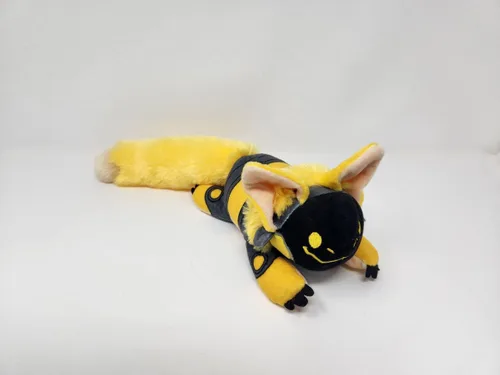 Miniatura 2 de Boss Monsta Protobean V3 Peluche – Amarillo Peluche coleccionable suave y blando Adorable peluche de robot en forma de frijol para abrazos