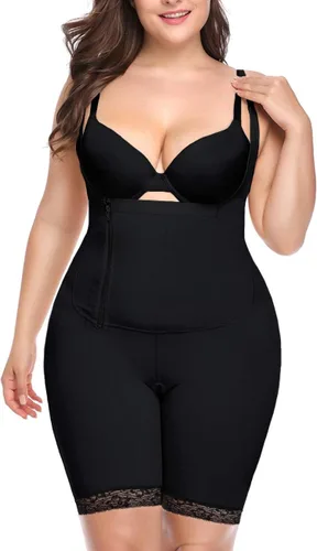 Faja moldeadora de cuerpo completo para mujer, con control de abdomen, sin costuras, adelgazante, levantador de glúteos, talla grande