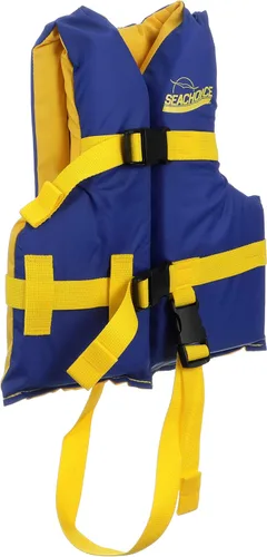 Miniatura 3 de Seachoice Chaleco salvavidas, chaleco ajustable universal para adultos Azul y amarillo