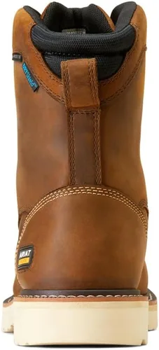 Miniatura 5 de Ariat Bota de trabajo CT marrón envejecida impermeable de 8 pulgadas para hombre