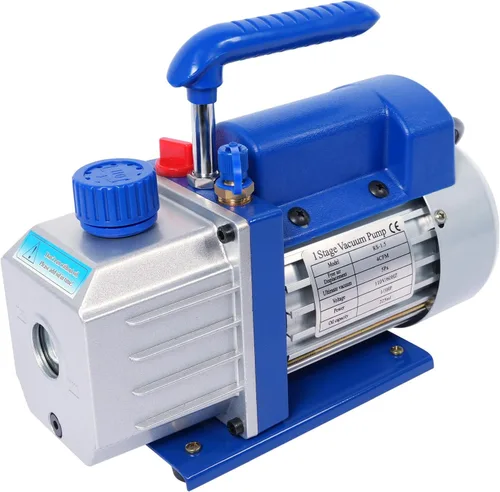 Bomba de vacío de una sola etapa 4CFM, HVAC 110V 60HZ 1/3 HP Power para R12 R22 R134a R410a R502 AC Sistema de recarga de refrigerante, para aire