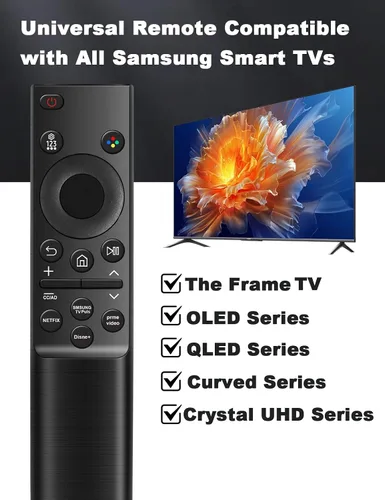 Miniatura 2 de Reemplazo para mando a distancia de Samsung TV, compatible con todos los televisores inteligentes Samsung Smart TV LED LCD HDTV 3D de marco curvo