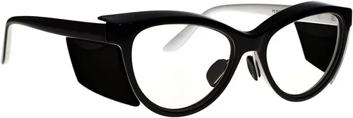 Miniatura 6 de Gafas de seguridad contra la radiación en elegante montura de ojo de gato para mujer con lentes reductores de radiación pb de 0.030 in.
