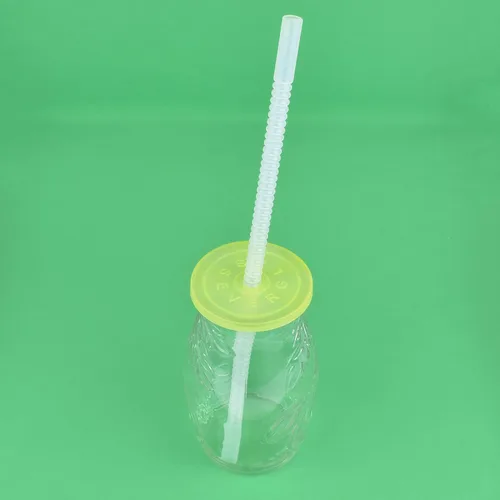 Miniatura 7 de Pajitas Flexibles - 11 Pulgadas de Largo Pajitas Flexibles - Pajita para Beber Flexible Reutilizable - Paquete de 14 Paquete de 14 transparentes