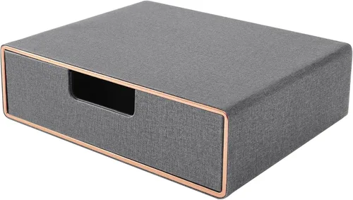 Miniatura 9 de Cajón organizador apilable de piel sintética, suministros de oficina ejecutiva, archivador A4, soporte para joyas, facturas, papel, documentos, Beige