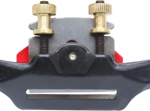 Miniatura 4 de Jiozermi Portavoces ajustables de 9 pulgadas con 4 hojas de metal de repuesto, plano de carpintería, cepilladora manual para artesanos de madera