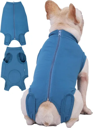 Miniatura 6 de Traje de recuperación de cirugía para perros – Después de la esterilización, heridas abdominales después de la recuperación quirúrgica, antilamida