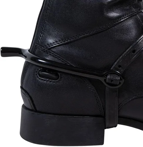 Miniatura 2 de Schneiders FES Ladies Prince of Wales Black Spurs Accesorio esencial para montar a caballo Acabado con recubrimiento en polvo negro Ideal