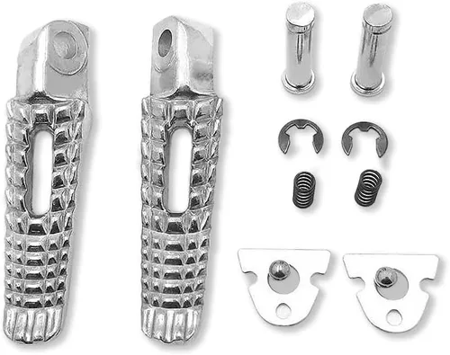 Miniatura 5 de MT390-025 - Reposapiés delantero negro compatible con Suzuki Gsx-R Gsxr 600 750 1000 2000-2011 Negro - fente