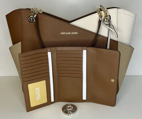 Miniatura 3 de Michael Kors Jet Set - bolsa de hombro para viaje con cadena grande cartera triple Michael Kors Jet Set