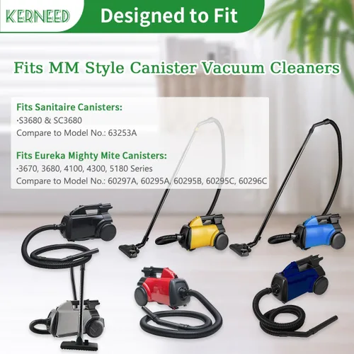 Miniatura 2 de Paquete de 10 bolsas de vacío MM para aspiradoras Sanitaire S3680 y SC3680 y Eureka Mighty Mite 3670 3680 4100 4300 5180 Series, modelo 60297A