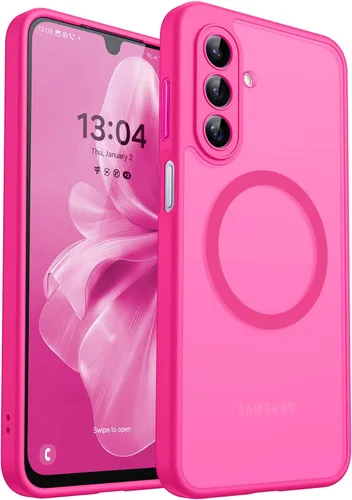 Miniatura 23 de CANSHN Funda diseñada para Samsung Galaxy A16-5G [protección completa de la cámara] [compatible con Magsafe] funda protectora trasera translúcida