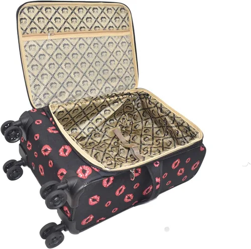 Miniatura 4 de Betty Boop Juego de equipaje con tamaño de transporte. 20", 24", 28", 3 piezas por juego. Ruedas giratorias. Expandible, ligero, Betty Leg-up
