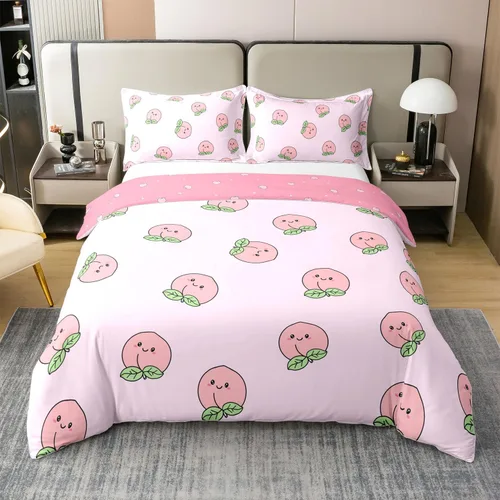 Miniatura 35 de Funda de edredón de pingüino de algodón puro completa kawaii funda de edredón de pingüino antártico juego de ropa de cama de animales para niños