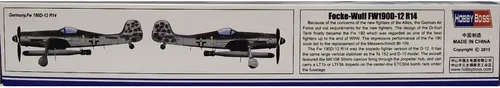 Miniatura 2 de Hobby Boss Kit de modelo Focke-Wulf FW190D-12 R14
