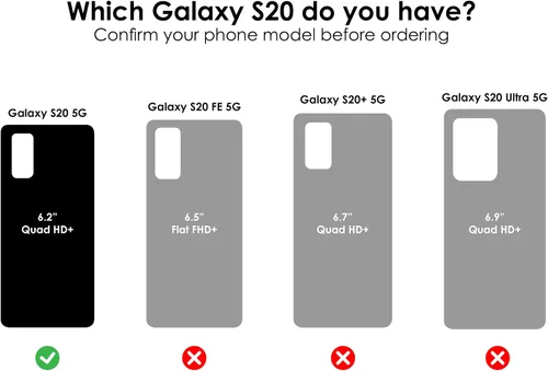 Miniatura 3 de OtterBox DEFENDER SERIES - Carcasa sin pantalla para Galaxy S20 y Galaxy S20 5G