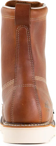 Miniatura 6 de Thorogood American Heritage - Botas de trabajo con punta de acero de 8 pulgadas para hombre, cuero de grano completo con punta redonda, suela