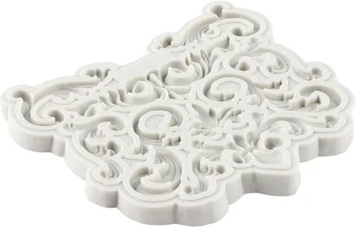 Miniatura 4 de Molde de Fondant Barroco Moldes de Silicona de Volutas de Calados de Encaje Moldes de Filigrana 3D Esculpidos para Decoración de Tartas de Azúcar