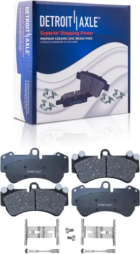 Miniatura 78 de Detroit Axle - Pastillas de Freno para Nissan Altima Sentra 350Z Juke INFINITI G35, Pastillas de Freno Cerámica Delanteras y Traseras Reemplazo