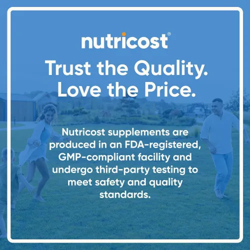 Miniatura 8 de Nutricost ácido fólico (Vitamina B9) 1000 mcg, 240 Cápsulas, 1 botella, 1