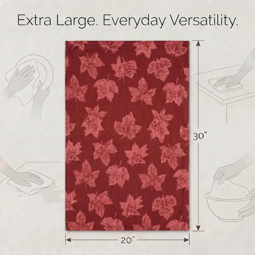 Miniatura 211 de Urban Villa Toallas de cocina 100% algodón para cocina (juego de 6) 20"x30" toallas de cocina altamente absorbentes, juego de ropa de cocina