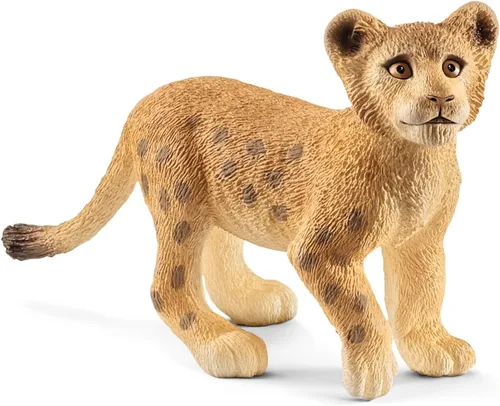 Schleich Vida salvaje, figura de animal, juguetes de animales para niños y niñas de 3 a 8 años, cachorro de león, a partir de 3 años