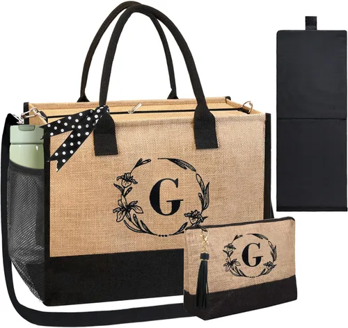 Miniatura 91 de BeeGreen Bolsa personalizada para mujeres, mamá, profesora, amigas, hermana, bolsas de regalo con bolsa de Comestic