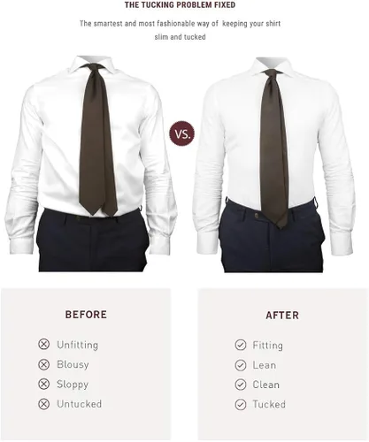 Miniatura 6 de KK & Jay Supply Co. Shirttail Garters - Camisa a rayas