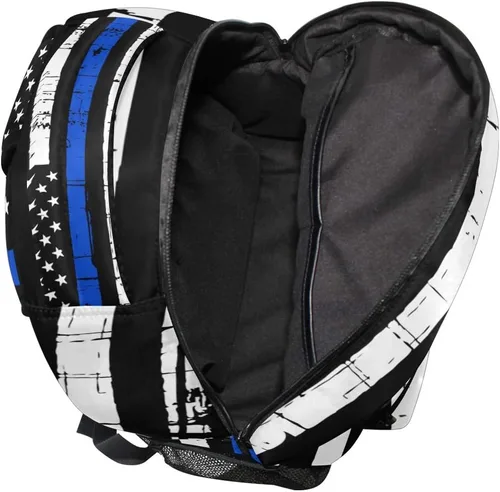 Miniatura 5 de Nerxy Mochila Mochila Mochila Ligera Casual Mochila para Viajes Deportes, Bandera azul, Tamaño único, Mochilas Daypack