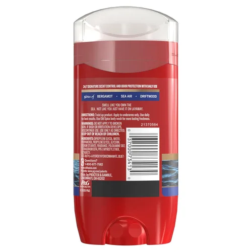 Miniatura 13 de Old Spice Desodorante sin aluminio para hombres, protección contra olores 24/7, frescura 24/7 y aroma duradero, se aplica limpio, 3.0 oz