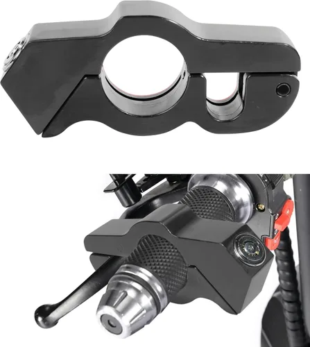 bylikeho Candado para Motocicleta, Candado de Manillar Antirrobo de Alta Resistencia, Accesorios para Coche, Candado de Manillar, Acelerador,