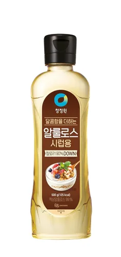 Chung Jung One Jarabe de alulosa, edulcorante bajo en calorías, sustituto del azúcar perfecto para cocinar, hornear, bebidas y postres